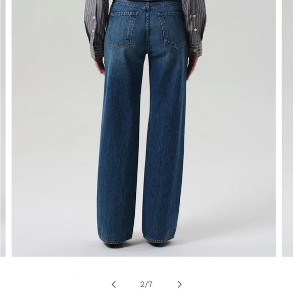 Citizens of Humanity Women’s Annina High Rise Wide Leg 33” in Sunland, Size 28 - Picture 6 of 6